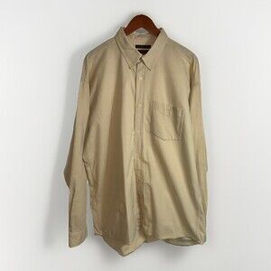 Pall Mall Classic Men's American Classic Shirt Size XXL Cream Off White